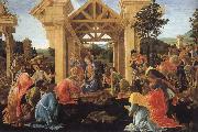 Sandro Botticelli Konungarnas worship France oil painting artist